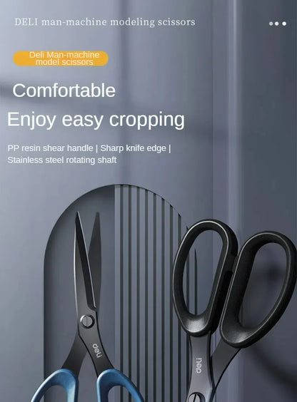 1/2Pcs 210/175mm Black Stainless Steel Scissors Business Office Stationery Home Tailor Shears Kitchen Knife Cutter Cutting