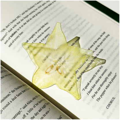 Delicate Transparent Acrylic Apple Bookmark Reading Mark Student Gift Premium Feeling Cute Grape Tomato Bookmarks