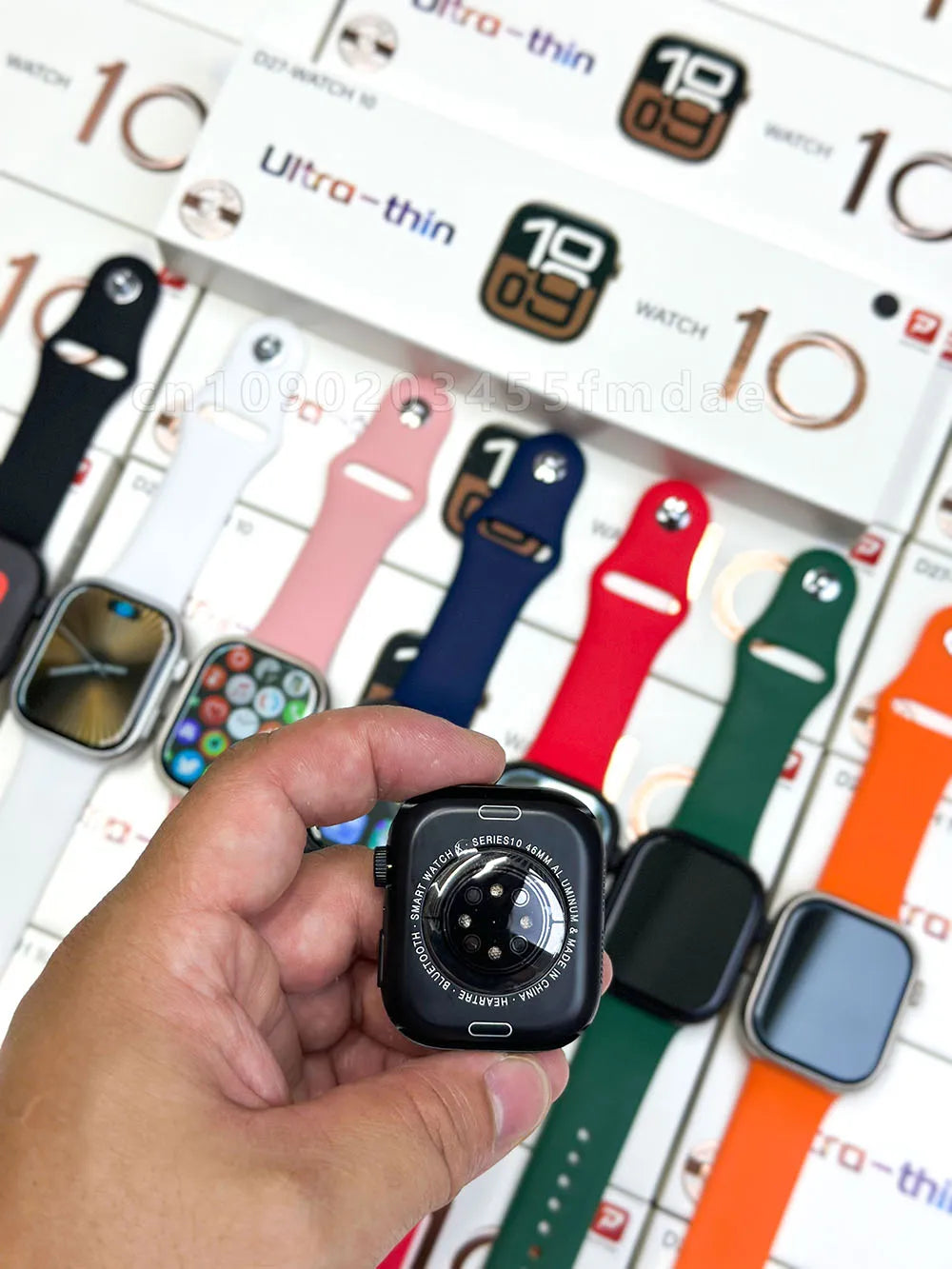 New Watch10 Series GPS Smart Watch Men Always On Display Heart Rate Body Temperature BT Call Women Waterproof Series Smartwatchs