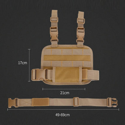 Tactical Drop Leg Platform Molle Adjustable Thigh Leg Panel Hanging Board Portable Cartridge Clip Pouch Leggings Pannier