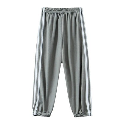 1/3 Pieces Children's Summer Solid Color Basic Sports Pants Boys Casual Joker Elastic Waist Girl Sweet and Lovely Mosquito Pants