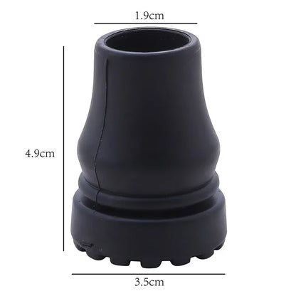 16-22mm antiskid walking stick crutch cane bottom pads cover protector climbing hiking trekking pole tip