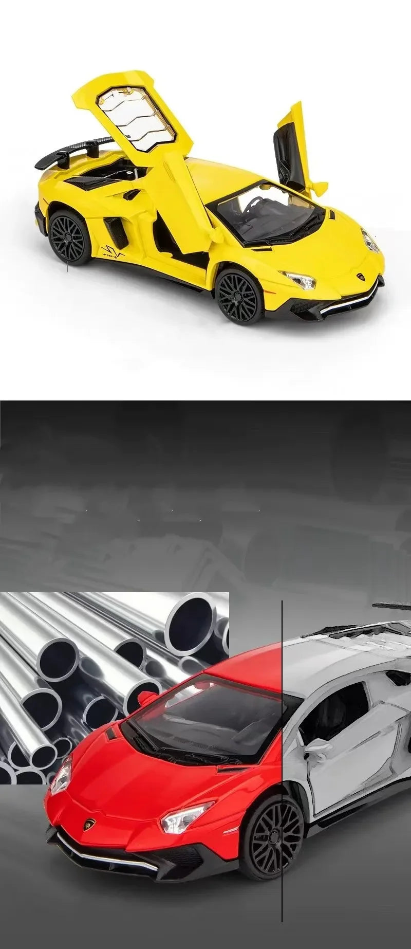 1:32 Lamborghinis SV LP750-4 Alloy Sports Car Model Diecast & Toy Metal Vehicle Simulation Car Model Collection Children's Gifts