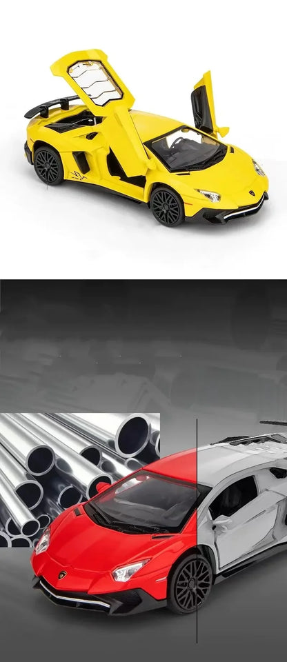 1:32 Lamborghinis SV LP750-4 Alloy Sports Car Model Diecast & Toy Metal Vehicle Simulation Car Model Collection Children's Gifts
