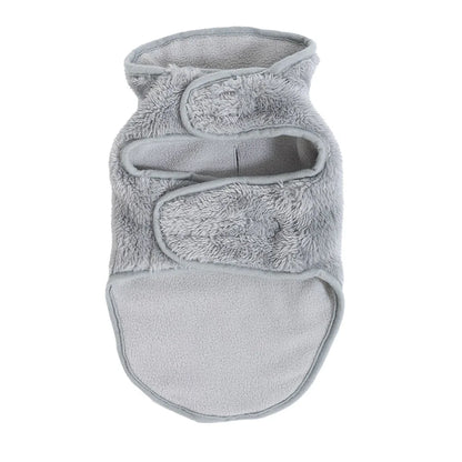 Cute Pet Jacket Coat Adjustable Soft High Neck Kitten Apparel Reversible Warm Fleece Autumn Winter Costume For Small Cats Sphynx