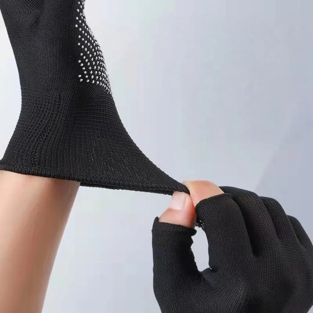 10PCS Nylon Gloves Breathable Non-Slip for Cycling Fishing Camping Unisex Multicolor Work Protection Labor Protection Gloves