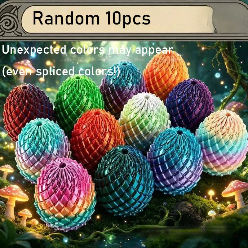 Transformable Slime Ball Creative Twist Finger Decompression New Dragon Egg Rotation Deformation Model Toy