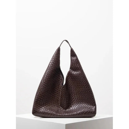 Minimalist Hobo Tote Bag for Women - Retro Elegant Large Capacity Shoulder Bag for Work, Travel & Daily Use