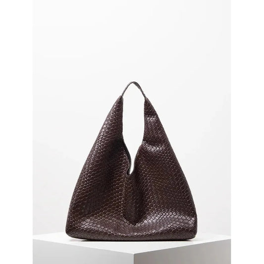 Minimalist Hobo Tote Bag for Women - Retro Elegant Large Capacity Shoulder Bag for Work, Travel & Daily Use