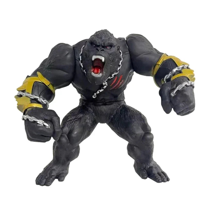 9cm aGodzilla vs King Konged 2 The New Empire The Rise of Roaring Robot Arm King Kong and Roaring Chain King Kong Figure