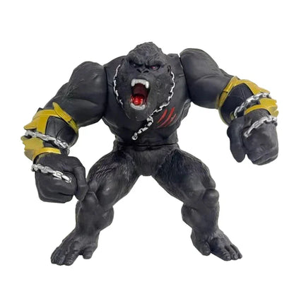 9cm aGodzilla vs King Konged 2 The New Empire The Rise of Roaring Robot Arm King Kong and Roaring Chain King Kong Figure