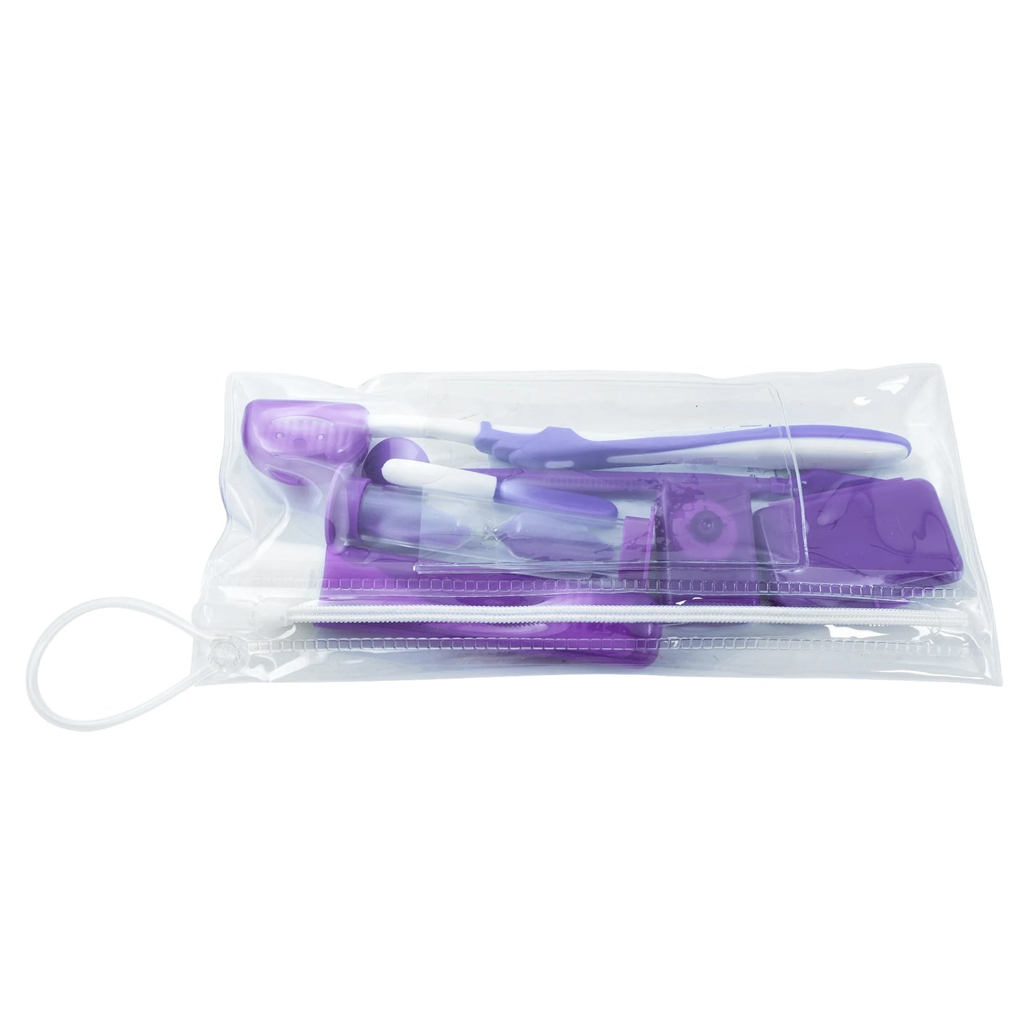 Travel Orthodontic Oral Care Kit Foldable Toothbrush Interdental Brush Dental Floss Ortho Wax Oral Cleaning Teeth Whitening Tool