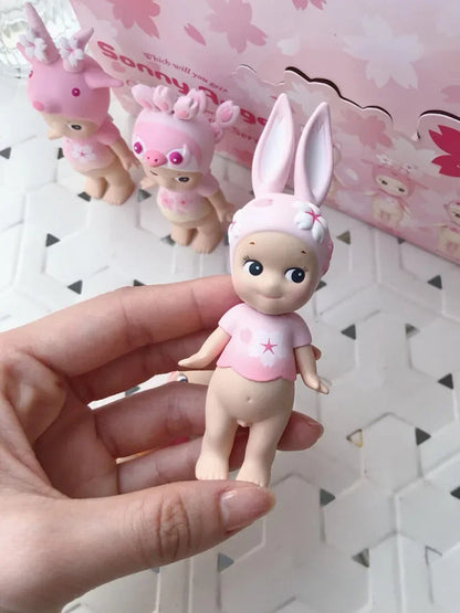 Sonny Angel Cherry Blossom Series Pink Blind Box Toys Anime Action Figure Model Original Ornament Children's Birthday Gifts