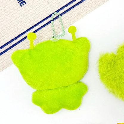 Cute Alien Cat Plush Pendant Super Soft Plushie Dolls Keychain Kawaii Mini Toy Backpack Pendant Lovely Bag Decor Christmas Gift