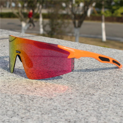 NRC Cycling Sunglasses 1lens UV400 TR90 Sports Bicycle Glasses MTB Mountain Bike Fishing Hiking Riding Eyewear for Men Women