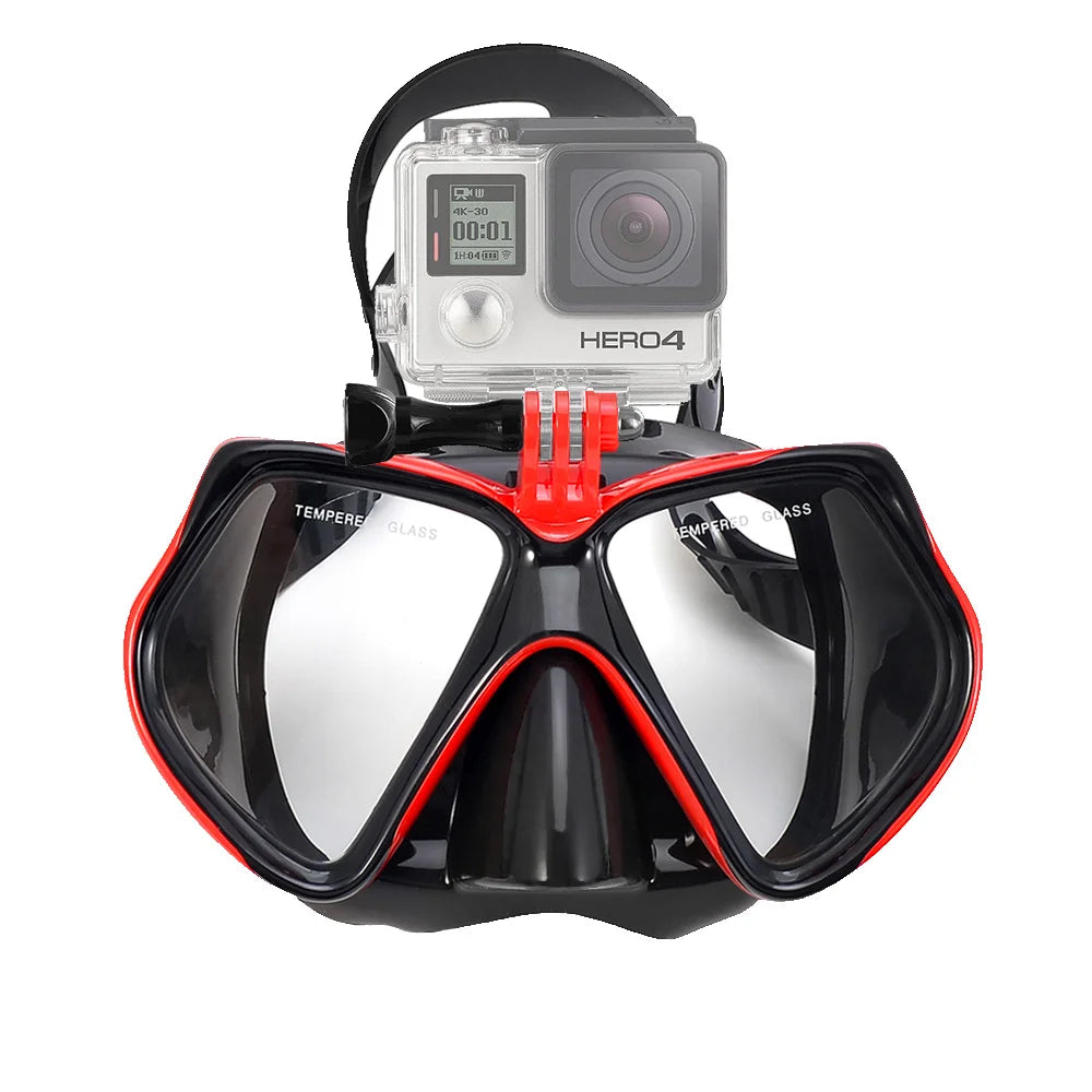 JoyMaySun Professional Underwater Mask Camera Diving Mask Swimming Goggles Snorkel Scuba Diving  Camera Holder For GoPro