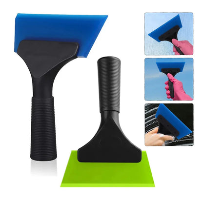 1Pc Clean Scraper Shovel Rubber Window Tint Squeegee Water Blade Wiper Glass Handy Car Wash Cleaner Tool Ice Breaker