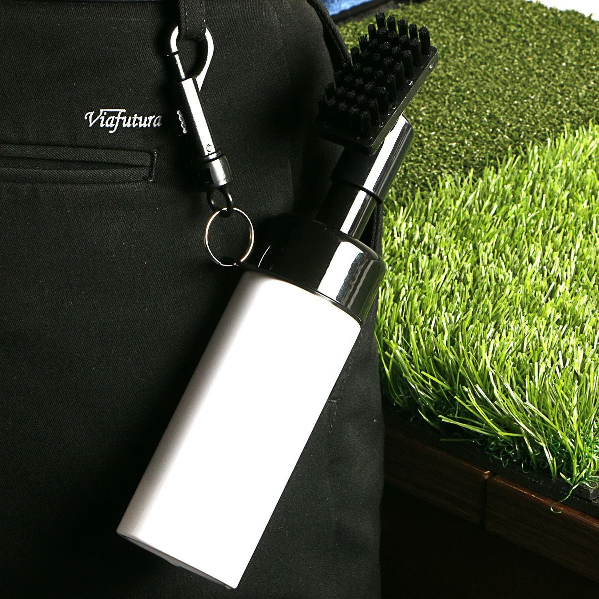 1pc Golf Club Cleaner Tool Integrated Groove Tube Brush and Leakproof Water Squeeze Bottle for Easy Cleaning