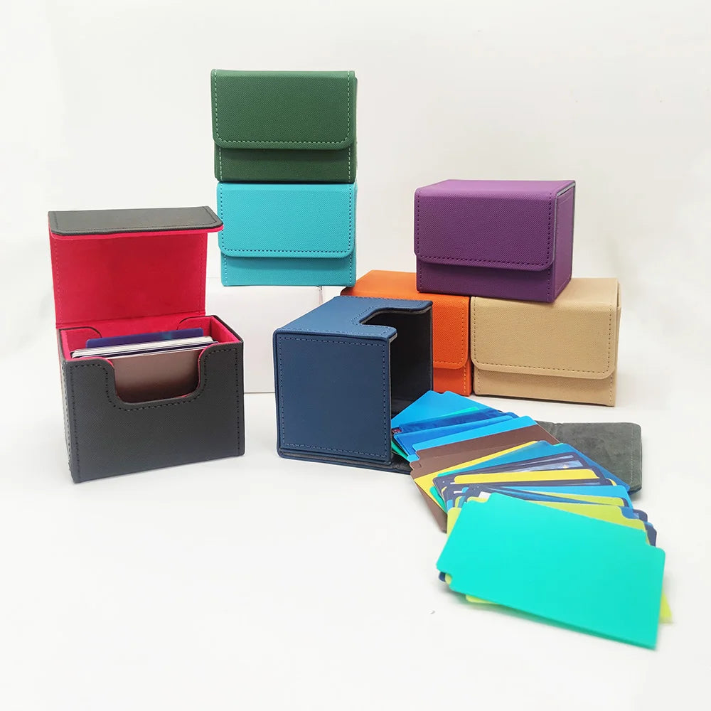 Flap Side Insert Card Collection Box Game Peripheral Magic Card Box Household Small Items Storage Box Desktop Organizer