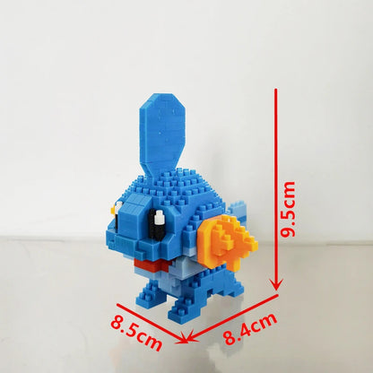 75 Style Building Blocks Assembly Anime Picachu Charizard Doll Blastoise Bulbasaur Gengar Bricks Figures Toy for Kid Gift