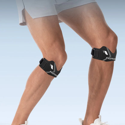 GTUBIKE 1PCS Patella Band Protection Kneecap Knee Tendon Support Strape Brace Adjustable Absorption Compression Pad Basketball