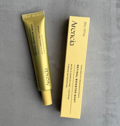 Korean Skin Care Brand Arencia Booster Shot Serum Vitamin C Brighten Skin Tone Essence Retinal Caffeine Smooth Fine Lines Serum