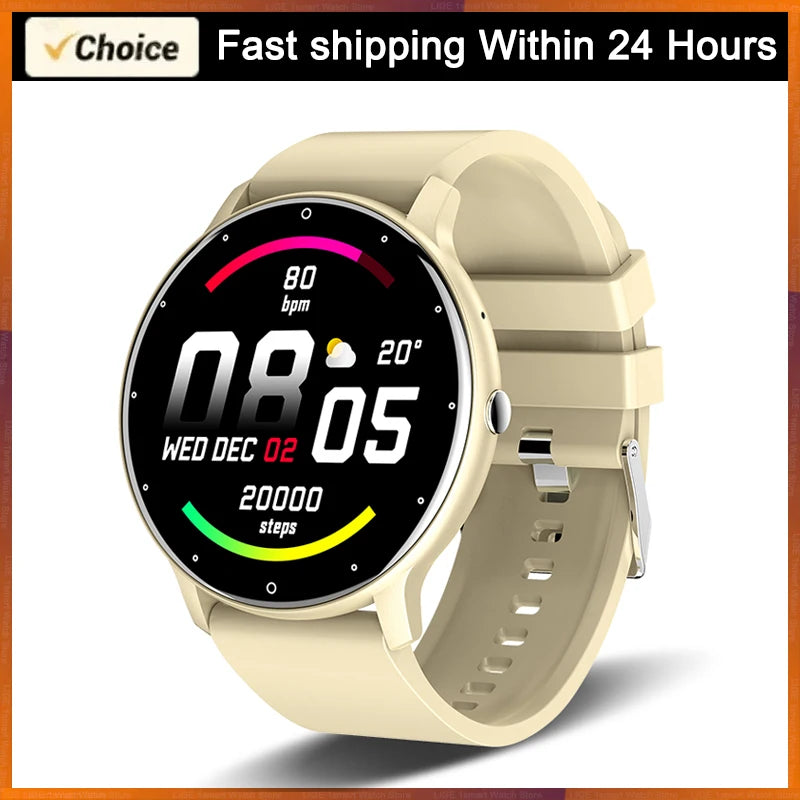 LIGE Waterproof Women Smart Band Watch Real-time Weather Forecast Men Watches Sports Ladies Smart Watch For Women Android IOS