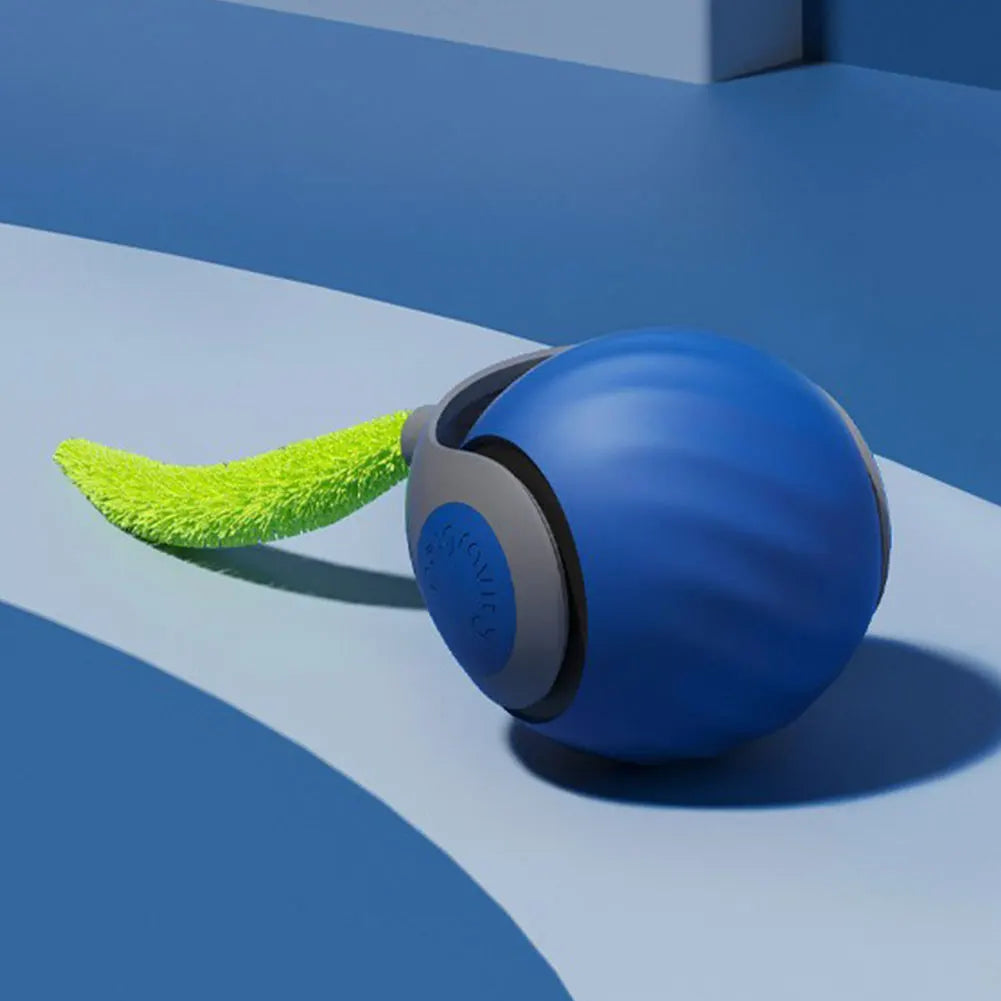 Speedy Tail 2.0 Cat Toys Generation Interactive Toy Ball For Cat 2 Speed Adjustment Automatic Moving Ball with Replacement Tail