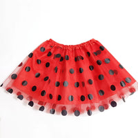 Red Black polka dots