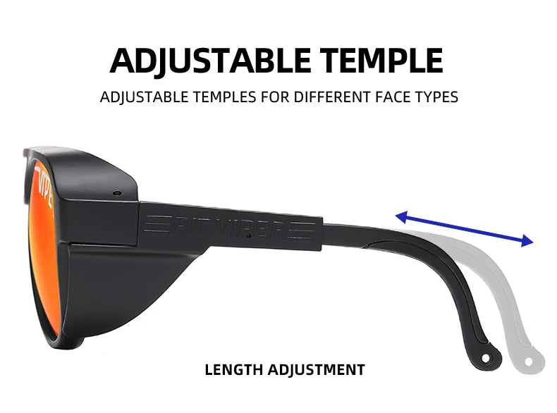 PIT VIPER Men Cycling Glasses MTB Bicycle Eyewear UV400 Road Bike Goggles Windproof Sport Women Sunglasses