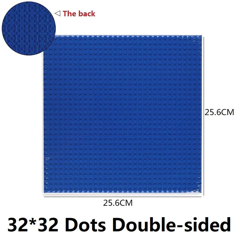Single Double Sided Classic Base Plates Blocks Plates  32x32 16x16 16x32 Dots DIY Simulated scene Building block base Toy