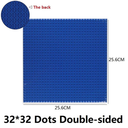 Single Double Sided Classic Base Plates Blocks Plates  32x32 16x16 16x32 Dots DIY Simulated scene Building block base Toy