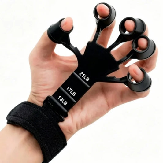 Hand Finger Flexibility Training Gear Portable Five-Prong Wrist Grip Exerciser for Daily Strength Workout