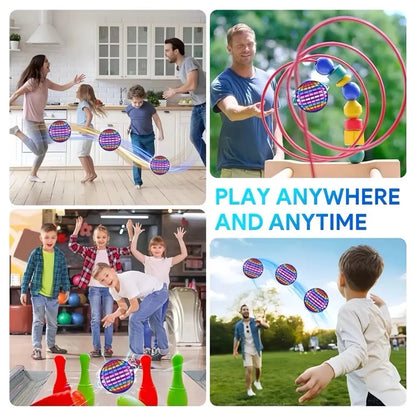 Flying Ball Toy 2026 Hand Controlled Boomerang Hover Ball Toys Fidget Flying Spinner with Magic Lights