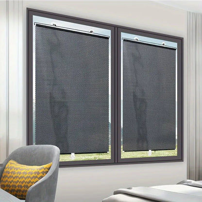 Blackout Curtain Blinds Without Drilling Window Roller Interior Bedroom Roll Black Out Rolls Blind Suction Cup Home Decor Items
