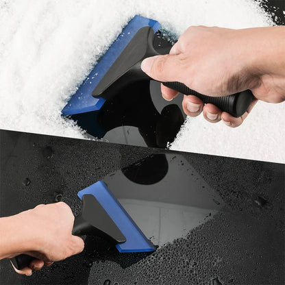 1Pc Clean Scraper Shovel Rubber Window Tint Squeegee Water Blade Wiper Glass Handy Car Wash Cleaner Tool Ice Breaker