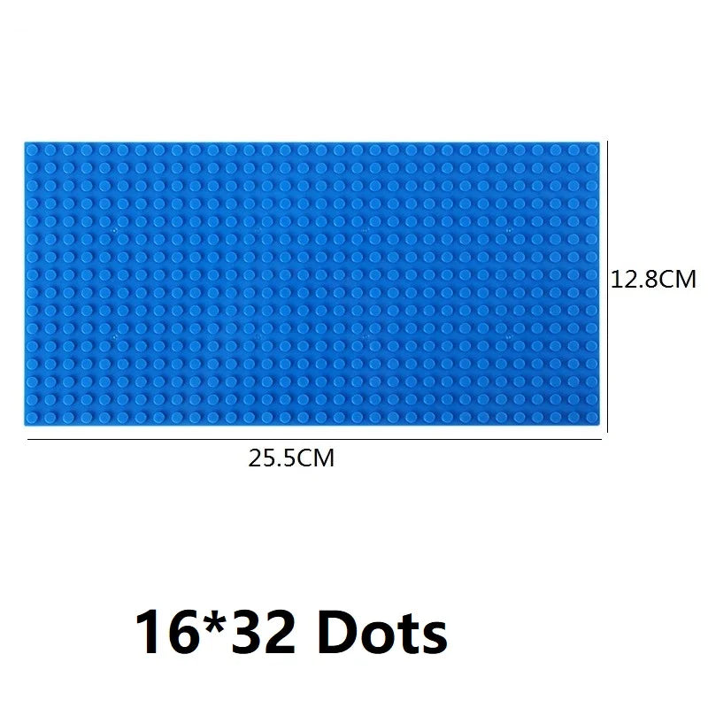 Single Double Sided Classic Base Plates Blocks Plates  32x32 16x16 16x32 Dots DIY Simulated scene Building block base Toy
