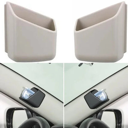 1Pair Car Organizer Auto Truck Pillar Storage Box Cigarette Phone Glasses IC Card Holder Organizers Bag Car Styling Accessories