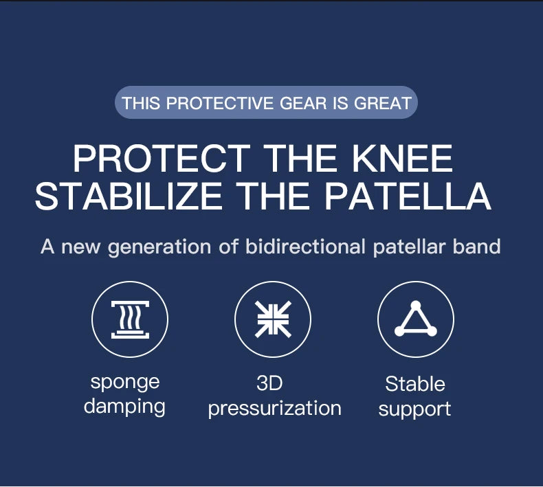 1PC Pressurized Knee Wrap Sleeve Support Bandage Pad Elastic Braces Knee Hole Kneepad Safety Basketball Tennis Cycling
