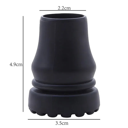 16-22mm antiskid walking stick crutch cane bottom pads cover protector climbing hiking trekking pole tip