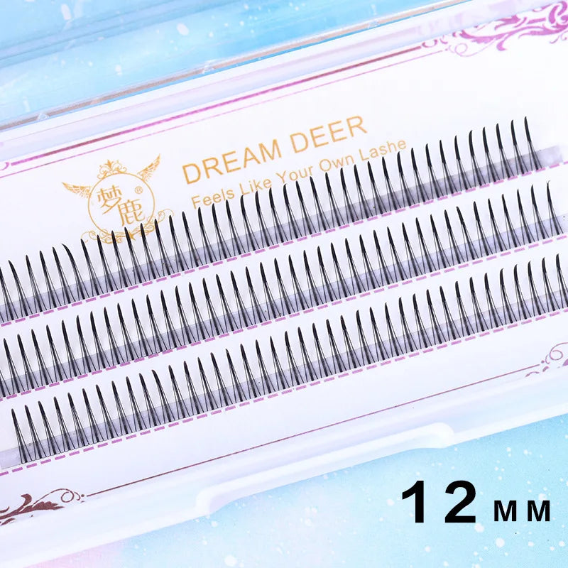 Brown Lashes A Type False Eyelashes 8-12mm Fake Lashes Natural Fairy Lash Korean Makeup Strand Eyelash Cluster Eye Lashes