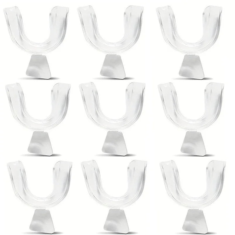 Silicone Mouth Guard Teeth Protector Night Guard Mouth Tray for Bruxism Grinding Non-snoring Teeth Whitening Protection