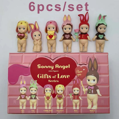 Sonny Angel Mini Figure Gifts Of Love Series Chocolate Mysterious Surprise Blind Box Toy Cure Doll Lucky Mascot Girls Gifts