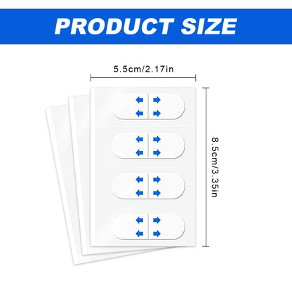 80pcs Invisible V Face Lifting Patches Facial Slimming Firming Stickers for Forehead, Neck & Chin