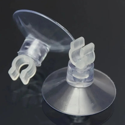 5pcs/10pcs Rubber Aquarium Fish Tank Suction Cup Holders for Air Hose Tube Oxygen Pump Adjustable Strong Sucker Durable PVC Glas