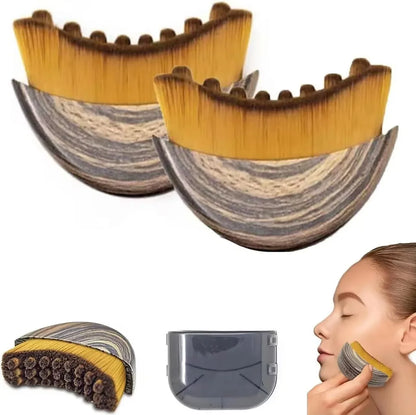 New Lymphatic Contour Care Facial Massage Brush with Storage Box for Facial Stimulating And Contouring