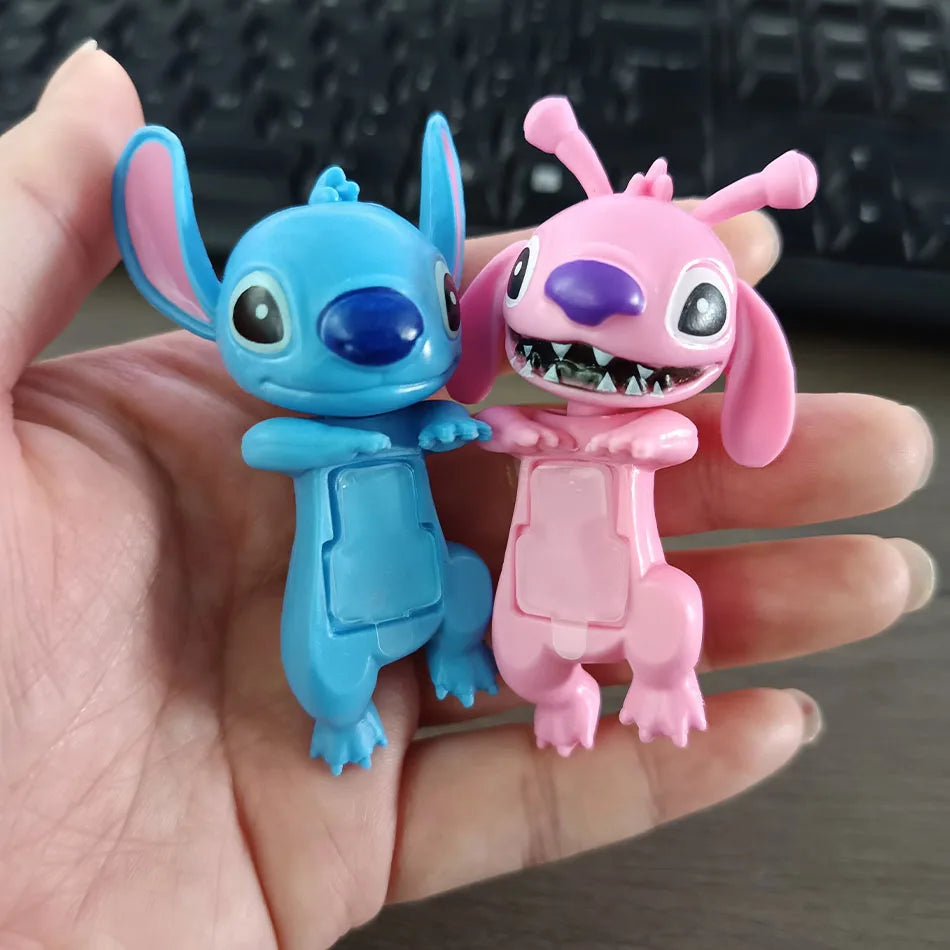New STITCH Surprise Angel Blind Box Party Angel Mysterious Blind Box Cute Anime Figures Christmas Gifts Model Doll Kids Toys