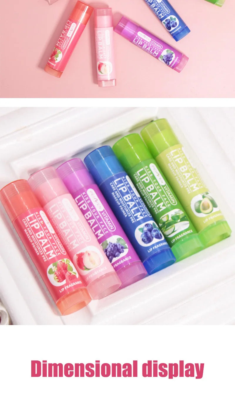 Pennyfun Fruit-Flavored Lip Balm Set: Ultra-Hydrating and Moisturizing Formula - Best-Selling Lip Treatment with a Variety