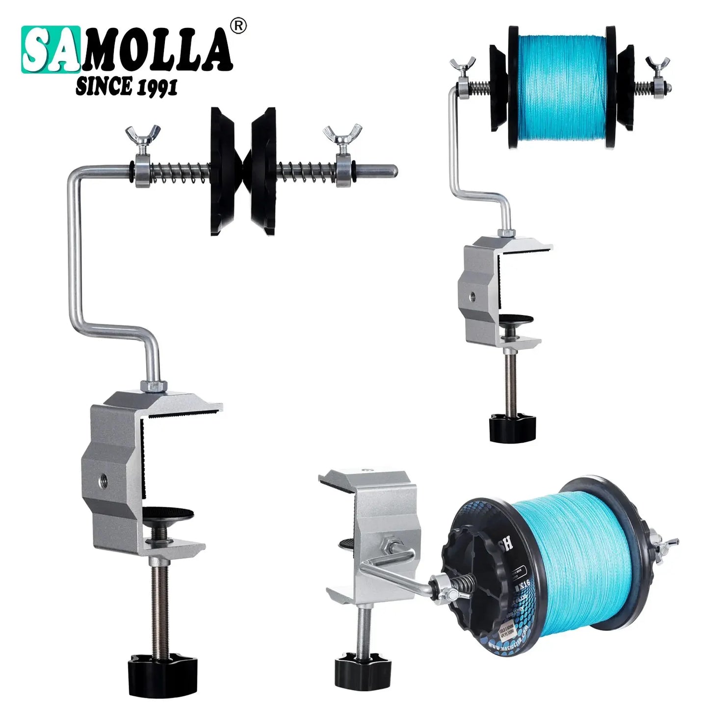 New Fishing Line Spooler for Baitcasting Spinning Reel Portable Fishing Line Winder Machine Reel Spooler Fishing Tackle Tools