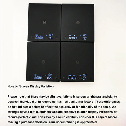 TIMEMORE Basic 2 Black Mirror Pour Over Coffee Scale flow rate display Auto Timer digit Kitchen Food scale espresso 0.1g/2kg